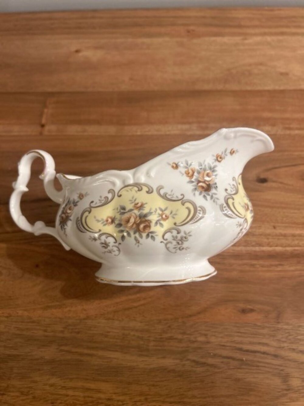 Royal Albert September Song Gravy Boat - Vintage Bone China